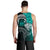 Samoa Men's Tank Top - Samoa Seal Wave Style (Green) - Polynesian Pride