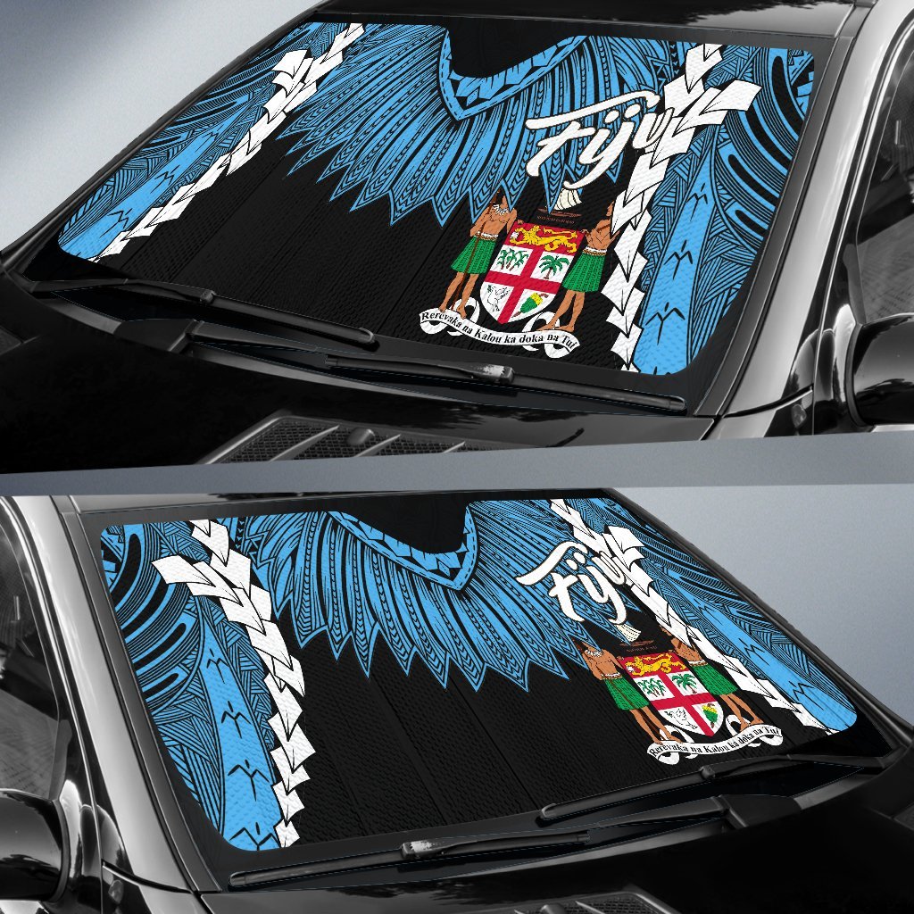 Fiji Polynesian Sun Shades - Tribal Wave Tattoo Flag Style - Polynesian Pride