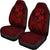 Tonga Car Seat Cover - Tonga Coat Of Arms Polynesian Tattoo Red - Polynesian Pride