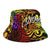 Northern Mariana Islands Bucket Hat - Rainbow Polynesian Pattern - Polynesian Pride