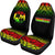 Tonga Custom Personalised Car Seat Covers - Tonga Coat Of Arms Fog Reggae Style - Polynesian Pride