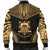 Tuvalu Polynesian Chief Men's Bomber Jacket - Gold Version - Polynesian Pride