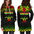 Turtle Custom Personalised Women's Hoodie Dress - Polynesian Reggae Fog - Polynesian Pride