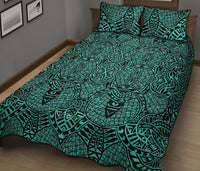 Hawaii Quilt Bed Set Polynesia Lauhala Mix AH - Polynesian Pride