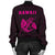 Hawaii Kakau Polynesian Anchor Women's Bomber Jacket - Pink - Polynesian Pride