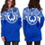 Pohnpei Women Hoodie Dress - Pohnpei Coat Of Arms Polynesian Flag Color - Polynesian Pride