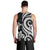 Nauru Men's Tank Top - White Tentacle Turtle - Polynesian Pride