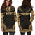 Marquesas Islands Women's Hoodie Dress - Polynesian Gold Chief - Polynesian Pride