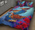 Guam Quilt Bed Set - KoKo Bird With Map - Polynesian Pride