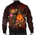 Polynesian Hawaii Men's Bomber Jacket - Legend of Samoa (Red) - Polynesian Pride