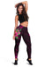 Hawaii Hibiscus Polynesian Kakau Pink Legging - Dry Style - AH - Polynesian Pride