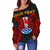 Tahiti Polynesian Custom Personalised Women's Off Shoulder Sweater - Tahitians Spirit - Polynesian Pride