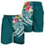 Polynesian Hawaii Kanaka Maoli Men's Shorts - Summer Plumeria - Polynesian Pride