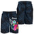 Guam Polynesian Men's Shorts - Tropical Flower - Polynesian Pride