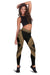 Turtle Polynesian Gold Leggings - Diamond Style - Polynesian Pride