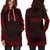 Norfolk Island Women's Hoodie Dress - Polynesian Red Chief - Polynesian Pride