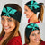 Hawaii Kakau Polynesian Kanaka Map Bandana 3 - Pack - Turquoise - Polynesian Pride