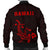 Hawaii Kakau Polynesian Hammerhead Shark Men's Bomber Jacket - Red - Polynesian Pride