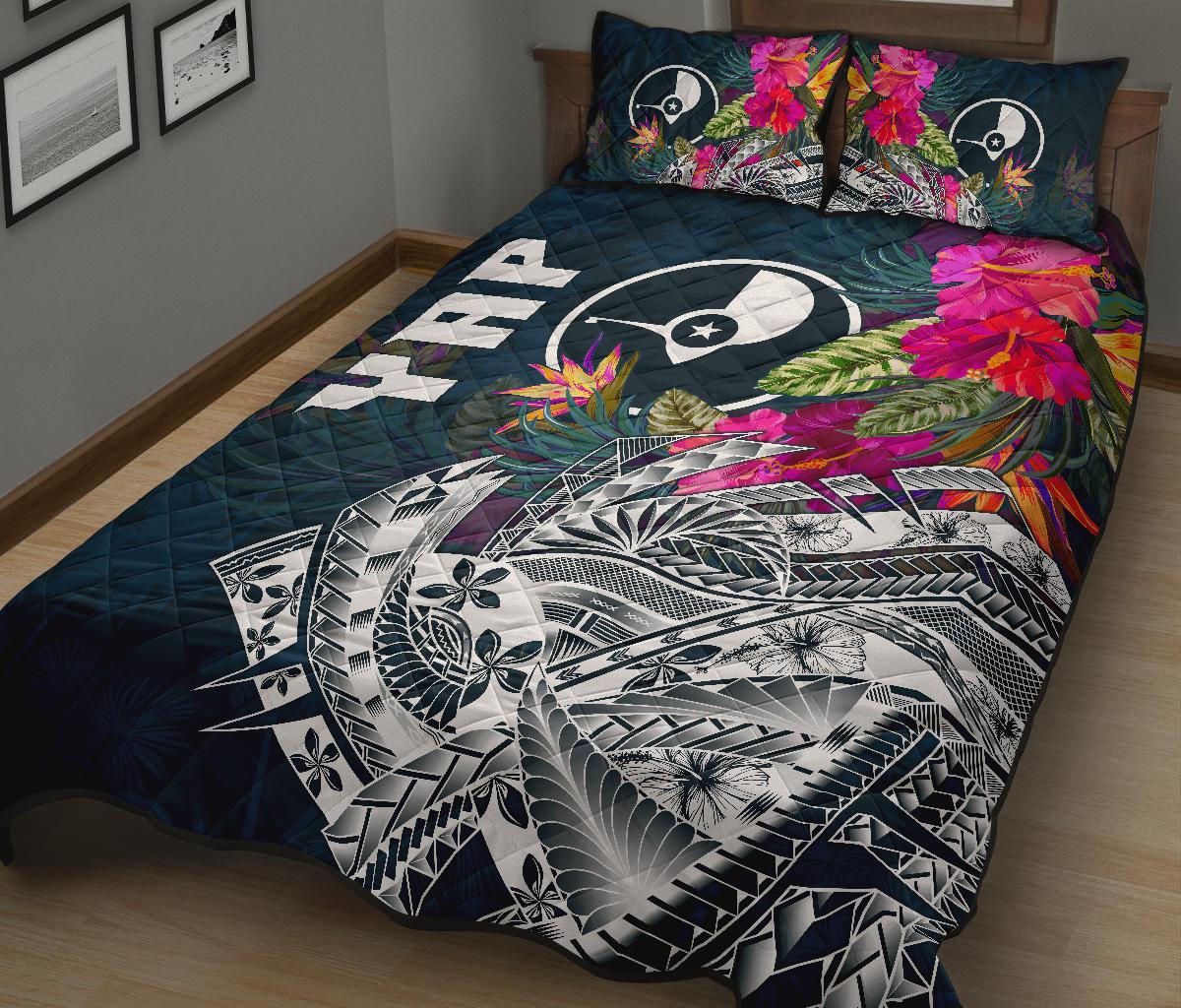 YAP Quilt Bed Set - YAP Summer Vibes - Polynesian Pride