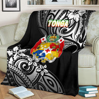 Mate Ma'a Tonga Rugby Premium Blanket Polynesian Unique Vibes - Black - Polynesian Pride
