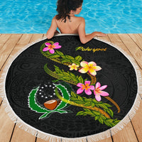 Pohnpei Beach Blanket - Plumeria Tribal - Polynesian Pride