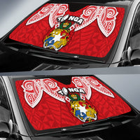 Tonga Rugby Auto Sun Shades Royal Style - Polynesian Pride