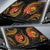 Federated States of Micronesia Auto Sun Shades - Gold Plumeria - Polynesian Pride