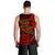 Fiji Men's Tank Top - Red Shark Polynesian Tattoo - Polynesian Pride