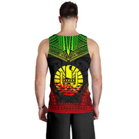 French Polynesia Men's Tank Top - Polynesian Chief Reggae Version - Polynesian Pride