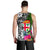 Fiji Men Tank Top - Turtle Plumeria Banana Leaf - Polynesian Pride