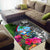 Guam Area Rug - Turtle Plumeria Banana Leaf - Polynesian Pride