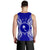 Chuuk Polynesian Men Tank Top Map Blue - Polynesian Pride