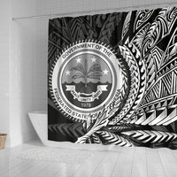 Federated States of Micronesia Shower Curtains - Wings Style - Polynesian Pride