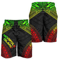 Norfolk Island Men's Shorts - Polynesian Chief Reggae Version - Polynesian Pride