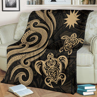Nauru Premium Blanket - Gold Tentacle Turtle - Polynesian Pride