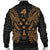 Kosrae Polynesian Men's Bomber Jacket Map Gold - Polynesian Pride