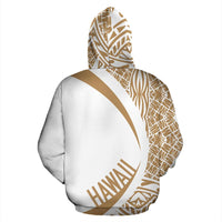 Polynesian Turtle Map of Hawaii Hoodie Circle Style - Polynesian Pride