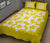 Hawaiian Quilt Bed Set Royal Pattern - Yellow - A1 Style - Polynesian Pride