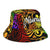 Nauru Bucket Hat - Rainbow Polynesian Pattern - Polynesian Pride