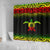 Turtle Shower Curtain - Polynesian Reggae Fog Style - Polynesian Pride