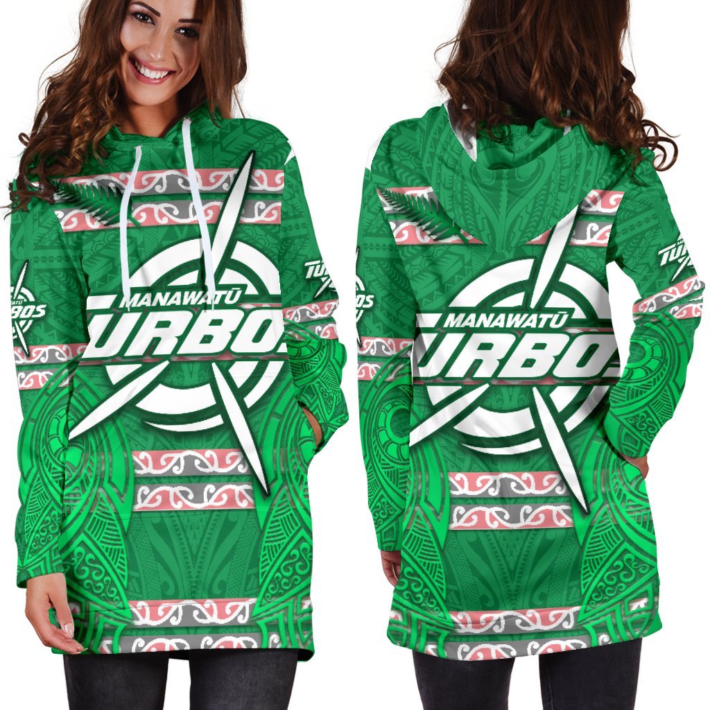 Manawatu Turbos Women Hoodie Dress Maori Vibes - Polynesian Pride