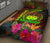 Samoa Polynesian Quilt Bed Set - Hibiscus and Banana Leaves - Polynesian Pride