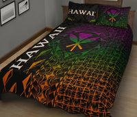 Hawaii Quilt Bed Set - Kanaka Maoli Rocket Style - Polynesian Pride