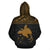 Papua New Guinea Polynesian ll Over Hoodie Gold Horizontal - Polynesian Pride