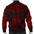 Norfolk Island Polynesian Chief Men's Bomber Jacket - Red Version - Polynesian Pride