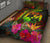 Tonga Polynesian Quilt Bed Set - Hibiscus and Banana Leaves - Polynesian Pride