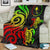 Chuuk Micronesian Premium Blanket - Reggae Tentacle Turtle - Polynesian Pride