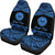 Tahiti Polynesian Custom Personalised Car Seat Covers - Pride Blue Version - Polynesian Pride