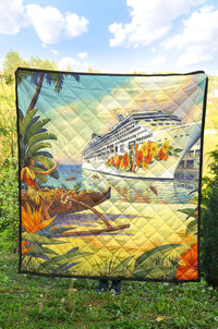 Vintage Hawaii Premium Quilt - Polynesian Pride