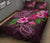 Hawaii Turtle Hibiscus Pink Simple Quilt Bed Set - Polynesian Pride